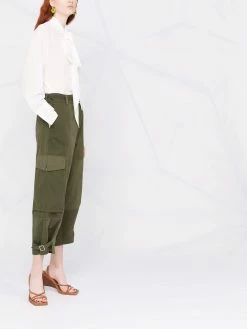 ETRO blouse drapée à col noué