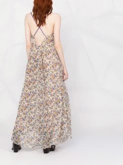 ETRO robe longue à fleurs