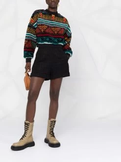 ETRO short à ourlet retroussé