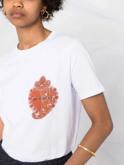 ETRO t-shirt à motif cachemire