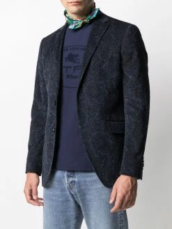 ETRO écharpe en soie à imprimé cachemire