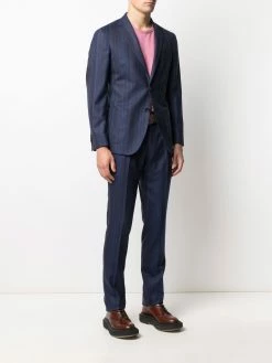 ETRO costume rayé à simple boutonnage