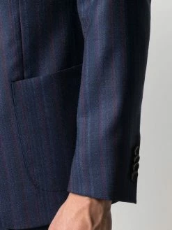 ETRO costume rayé à simple boutonnage