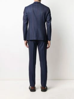 ETRO costume rayé à simple boutonnage