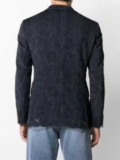ETRO blazer à fleurs en jacquard