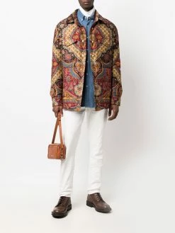 ETRO doudoune à motif cachemire