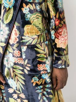 ETRO peignoir à effet velours