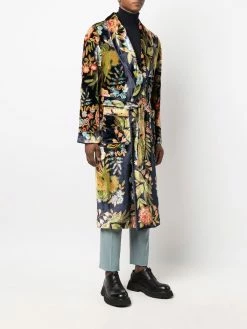 ETRO peignoir à effet velours