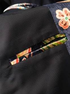 ETRO peignoir à effet velours