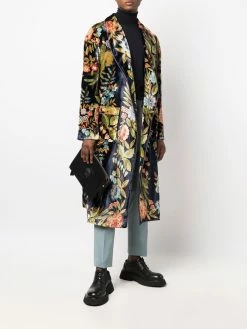 ETRO peignoir à effet velours