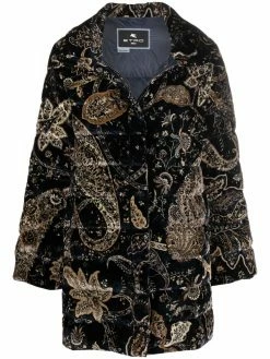 ETRO doudoune en velours