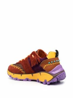 ETRO baskets lacées à motif cachemire