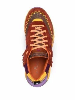 ETRO baskets lacées à motif cachemire