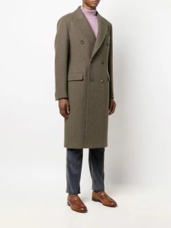 ETRO manteau croisé en laine