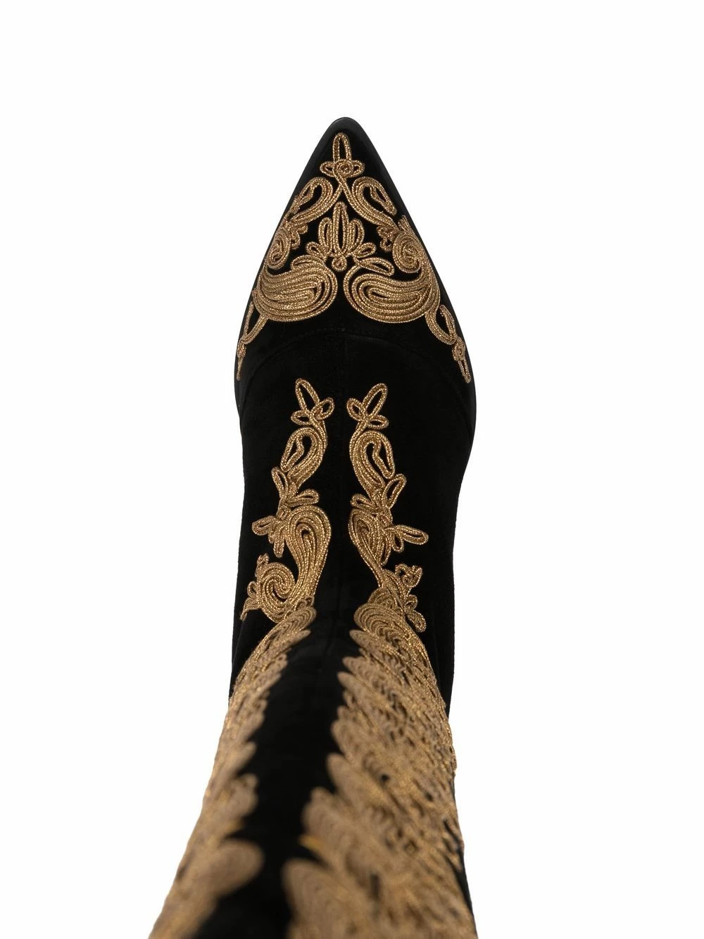 ETRO Cuissardes à motif cachemire brodé Promos bottes femme 4 ETRO cuissardes à motif cachemire brodé
