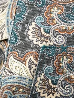 ETRO pantalon droit à motif cachemire