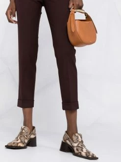 ETRO pantalon court à taille mi-haute