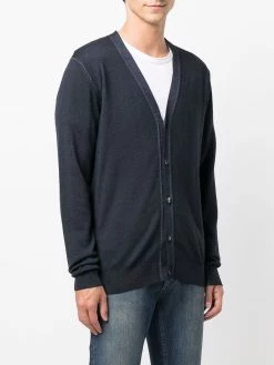 ETRO cardigan à bordures contrastantes