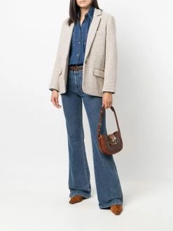 ETRO sac porté épaule à plaque logo