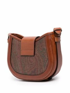 ETRO sac porté épaule à plaque logo