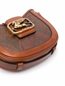 ETRO sac porté épaule à plaque logo