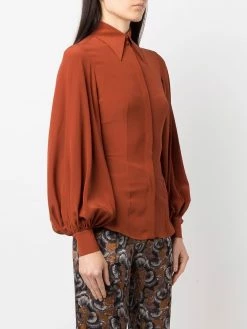 ETRO blouse drapée en soie