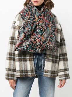 ETRO écharpe matelassée à imprimé abstrait