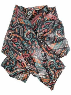 ETRO écharpe matelassée à imprimé abstrait