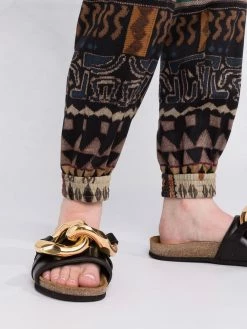 ETRO pantalon à imprimé abstrait