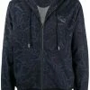 ETRO hoodie zippé à imprimé cachemire