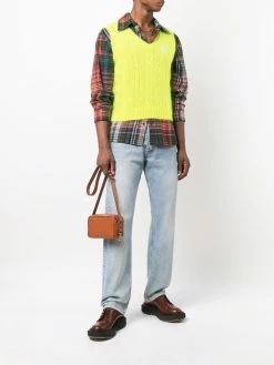 ETRO débardeur en maille à logo brodé