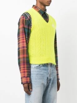 ETRO débardeur en maille à logo brodé