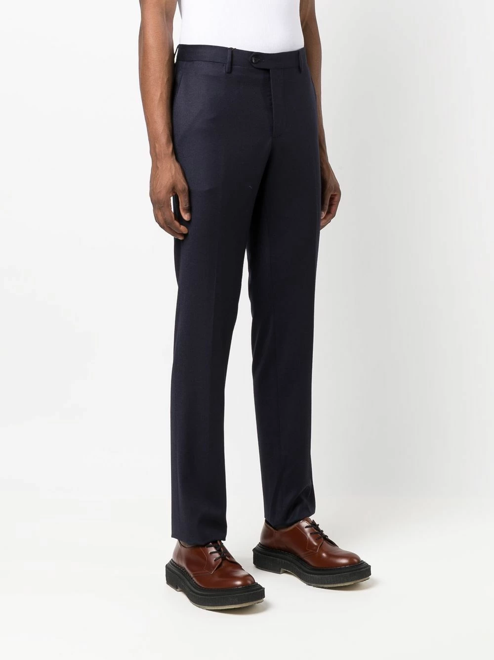 ETRO Pantalon droit en laine Qualité Excellente pantalons de costume homme 3 ETRO pantalon droit en laine