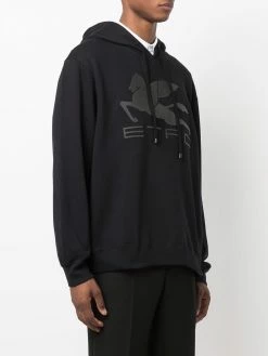 Bon Rapport Coût-Efficacité ETRO Hoodie à logo imprimé hoodies homme 7 ETRO hoodie à logo imprimé