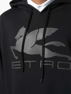 Bon Rapport Coût-Efficacité ETRO Hoodie à logo imprimé hoodies homme 9 ETRO hoodie à logo imprimé