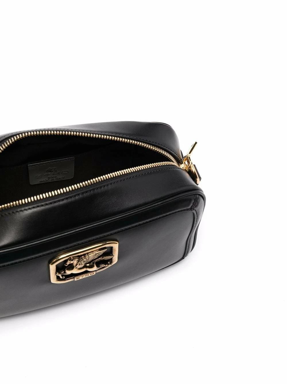 Première Qualité ETRO Sac à bandoulière en cuir à plaque logo sacs à bandoulière & besaces femme 5 ETRO sac à bandoulière en cuir à plaque logo