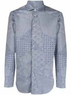 ETRO chemise boutonnée à design patchwork
