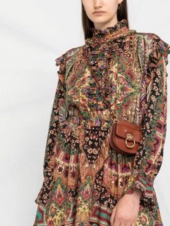 ETRO robe courte imprimée