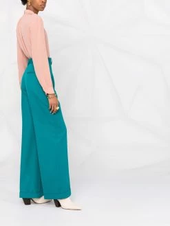 ETRO chemise en soie à col montant