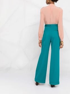 ETRO chemise en soie à col montant