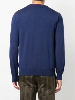 ETRO cardigan à empiècements contrastants