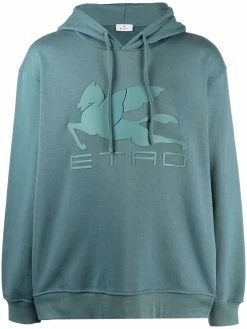 ETRO hoodie à logo brodé