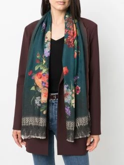 ETRO écharpe à fleurs