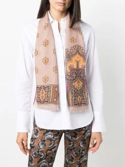 ETRO foulard en cachemire à imprimé baroque