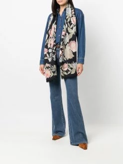 ETRO écharpe à fleurs