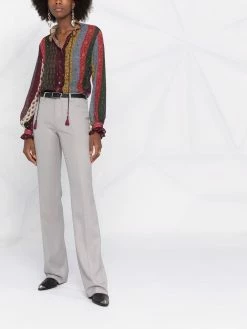 ETRO pantalon à coupe évasée