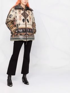 ETRO manteau à imprimé géométrique