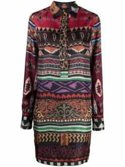 ETRO robe à imprimé géométrique