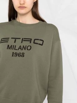 ETRO sweat à logo imprimé