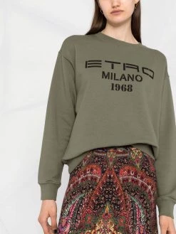ETRO sweat à logo imprimé